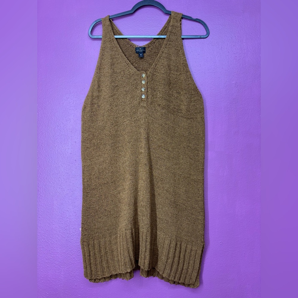 Worthington Brown Sleeveless Top